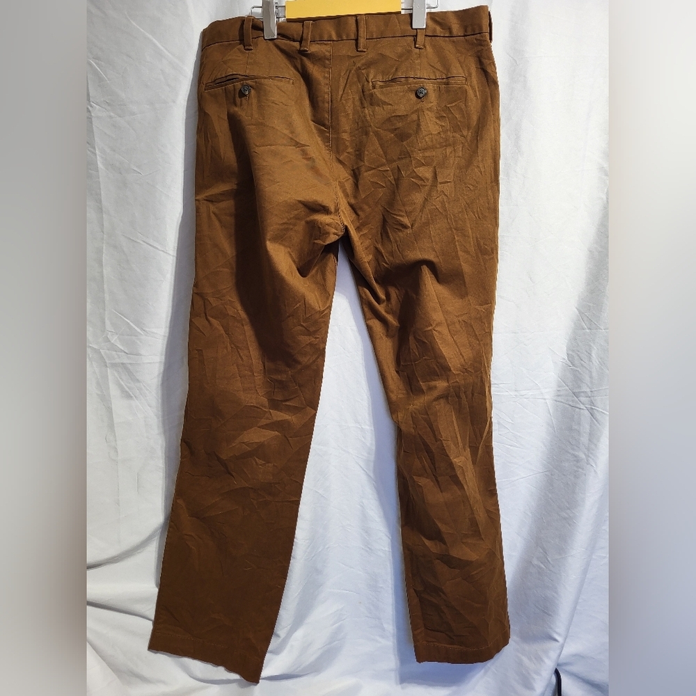 GAP Men's Brown Chinos Straight Strechy, Size 36 X 34 - Picture 2 of 6